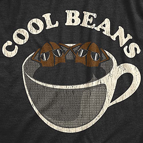 Vintage Fit Coffee Lover Graphic Novelty Tee (Heather Black)