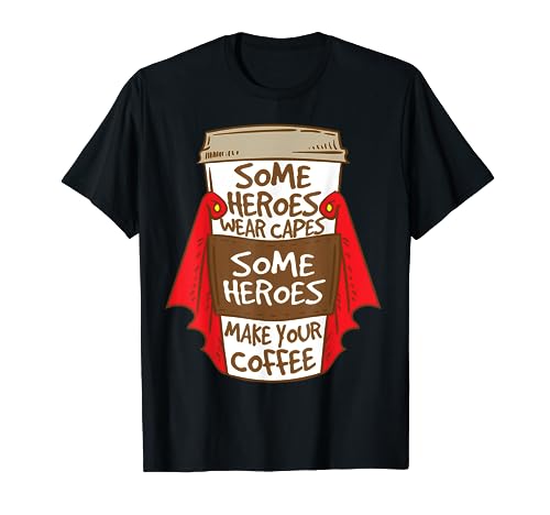 Superhero Coffee T-Shirt for Coffee Enthusiasts