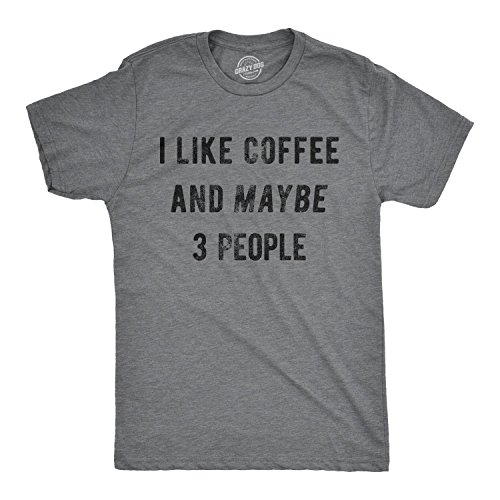 Funny Introvert Coffee Lover Graphic Tee for Men