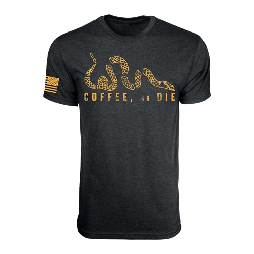 Black Rifle Coffee T-Shirt (Vintage Black, X-Large)