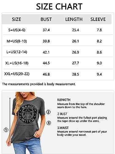 Basic Witch Coffee Tee for Women Halloween Graphic