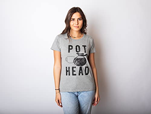 Sarcastic Coffee Pot Head Women's Funny T-Shirt