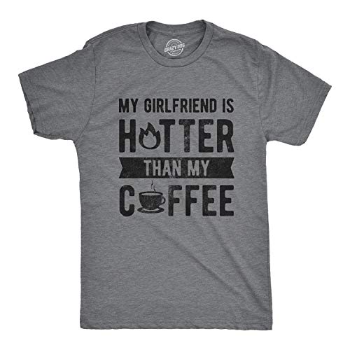 Funny Relationship Tee: My Girlfriend vs. Coffee Men's T-shirt