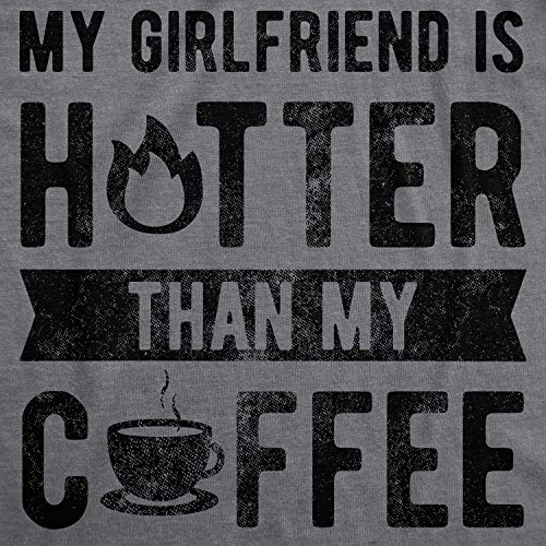 Funny Relationship Tee: My Girlfriend vs. Coffee Men's T-shirt