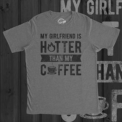 Funny Relationship Tee: My Girlfriend vs. Coffee Men's T-shirt