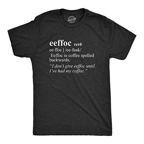 Hilarious Coffee Addict Graphic Tee for Men