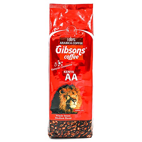 GIBSONS Kenya AA Coffee Beans - Smooth & Flavorful