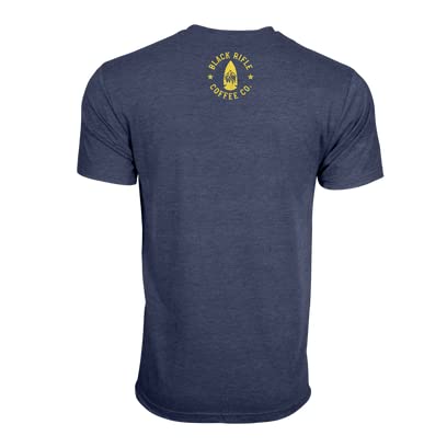 Black Rifle Coffee Arrowhead 2.0 T-Shirt, Vintage Navy, Size Medium
