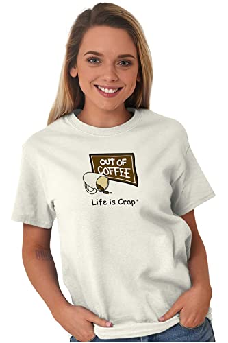 Out of Coffee Caffeine Addict Novelty Graphic T Shirt Men or Women