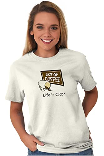Out of Coffee Caffeine Addict Novelty Graphic T Shirt Men or Women