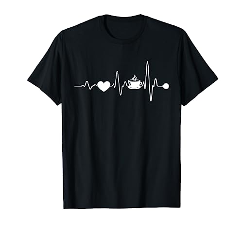 Coffee Heartbeat, I love coffee T-Shirt