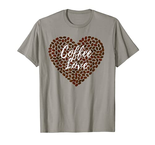 Cute Brew "Coffee Love" I Love Coffee Gift T-Shirt