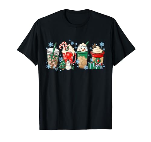 Christmas Coffee For Womens Sweets Winter Cozy Coffee Lovers T-Shirt