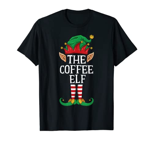The Coffee Elf Matching Family Christmas Holiday Group Gift T-Shirt