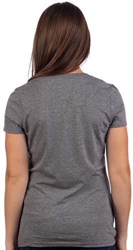 First I Drink The Coffee, Then I do The Things | Funny Cute Saying Women's V-Neck T-Shirt-(Vneck,L)