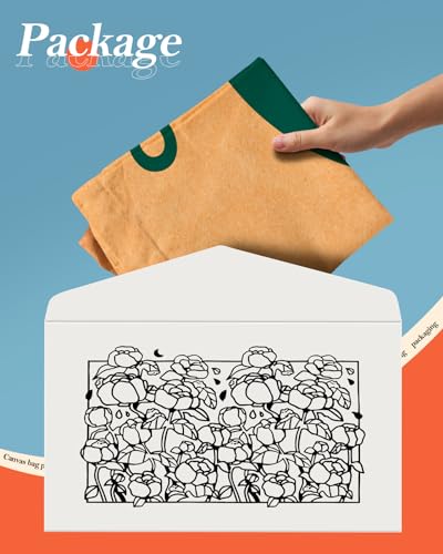 Miss Adola Aesthetic Canvas Tote Bag with Pattern for Women, Cute Funny Coffee Girl Design Casual Sturdy Cloth Cotton Totes Bag for Vacation, Shopping, Grocery, Work, Gym