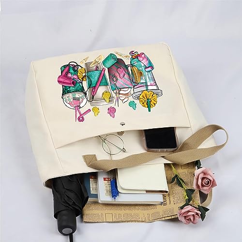 BLUPARK Hairstylist Coffee Tote Bag Hair Dresser Bag Hairstylist Coffee Bag Hairdresser Gift Hairstylist Accessorie Coffee Lover Gift (Hairstylist Coffee TO)