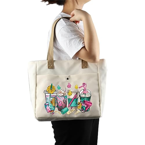 BLUPARK Hairstylist Coffee Tote Bag Hair Dresser Bag Hairstylist Coffee Bag Hairdresser Gift Hairstylist Accessorie Coffee Lover Gift (Hairstylist Coffee TO)