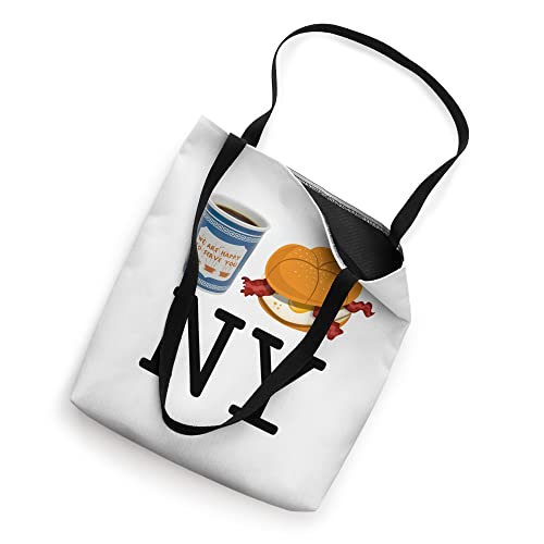 I love NY New York Bacon Egg and Cheese and Coffee Tote Bag