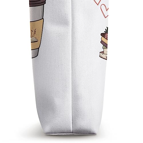 books and coffee tote, I love coffee, coffee tote Tote Bag