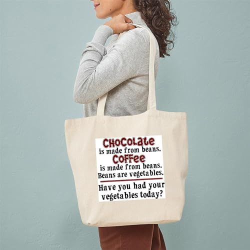 CafePress Chocolate & Coffee Tote Bag Canvas Tote Shopping Bag