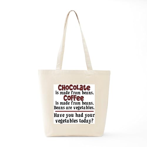 CafePress Chocolate & Coffee Tote Bag Canvas Tote Shopping Bag