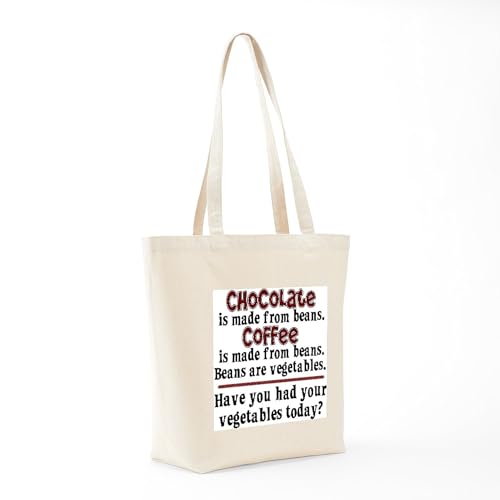 CafePress Chocolate & Coffee Tote Bag Canvas Tote Shopping Bag