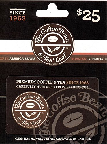 $25 Gift Card for Coffee Bean & Tea Leaf