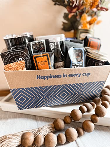 Gourmet Coffee, Tea, and Snacks Gift Basket