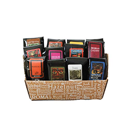 Luxurious Coffee Gift Box | 100% Specialty Arabica | 12 Sample Bags Medium Roast