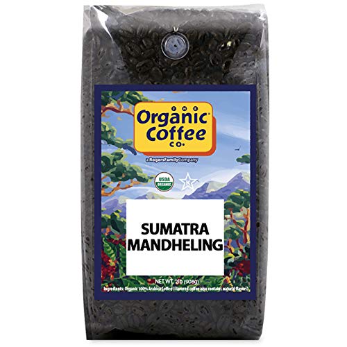 Organic Sumatra Mandheling Whole Bean Coffee (2lb Bag)