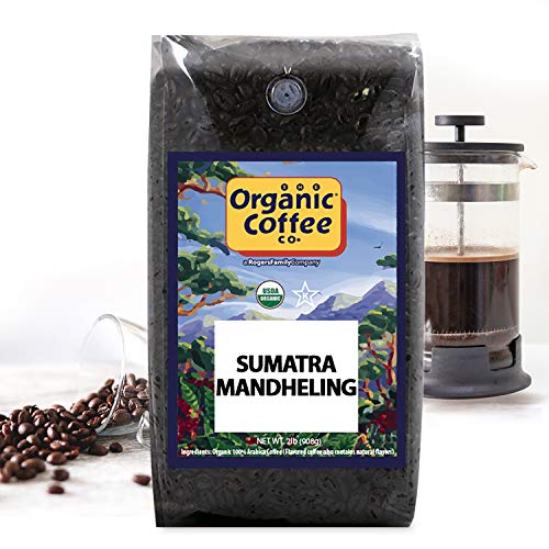 Organic Sumatra Mandheling Whole Bean Coffee (2lb Bag)