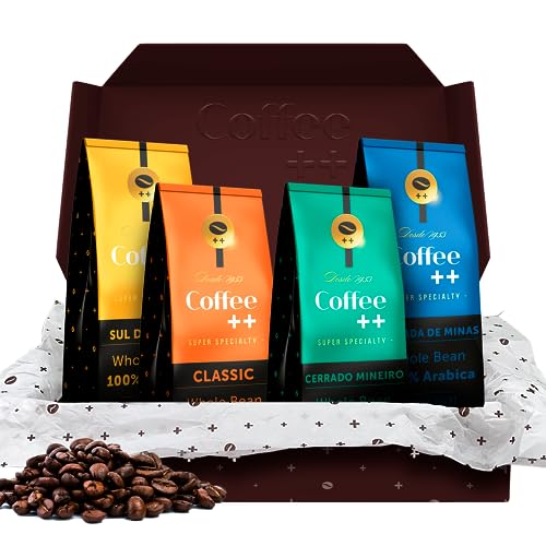 Gourmet Coffee Sampler Gift Set with 4 Flavors