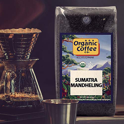 Organic Sumatra Mandheling Whole Bean Coffee (2lb Bag)