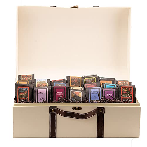 Coffee Beanery Grand Sampler Gift - 28 Specialty Arabica Samplers