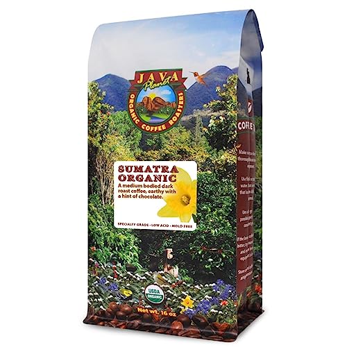 Java Planet Organic Sumatra Dark Roast Whole Beans