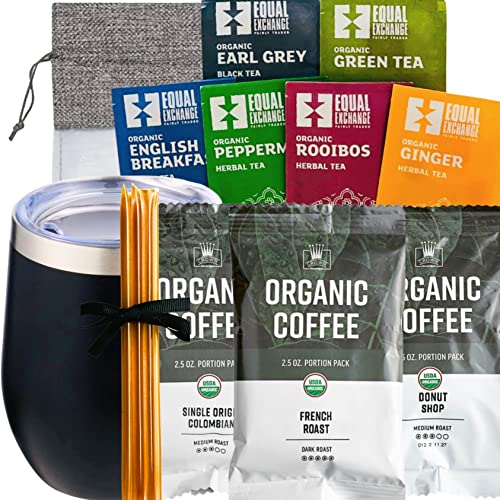 Organic Tea & Coffee Gift Set - Sampler Bundle
