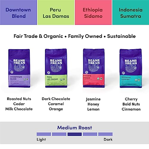 Organic & Fair Trade Coffee Sampler with Belgian Chocolates