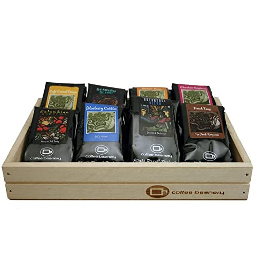 Daybreak Coffee Sampler Gift Basket: 8 Delicious Roasts
