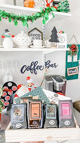Daybreak Coffee Sampler Gift Basket: 8 Delicious Roasts