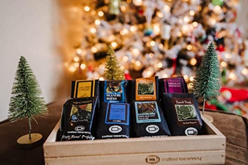 Daybreak Coffee Sampler Gift Basket: 8 Delicious Roasts