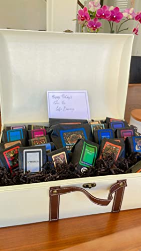 Deluxe Coffee Gift Basket with 2 Bags of Light-Medium Roast Beans