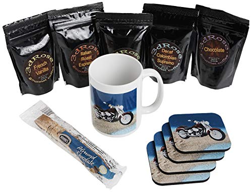 Harley-Davidson Motorcycle Coffee Gift Basket by 3dRose