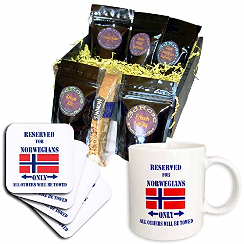 Norwegians Only Coffee Gift Baskets, Trespassers Beware