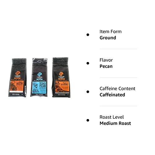 Cafe Ole Texas Ground Coffee Sampler Trio