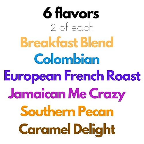 Assorted Variety Coffee Sampler Packets - Pack of 12