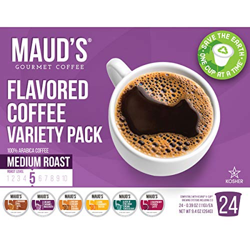 Assorted Flavored Coffee Pods Sampler Pack - 24 ct