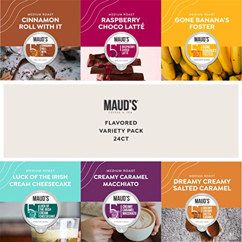 Assorted Flavored Coffee Pods Sampler Pack - 24 ct
