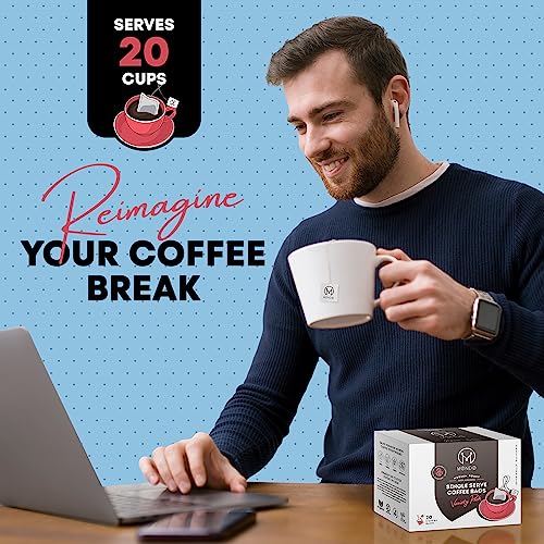 Mondo Single Serve Coffee Bags Sampler Pack - 5 Flavors