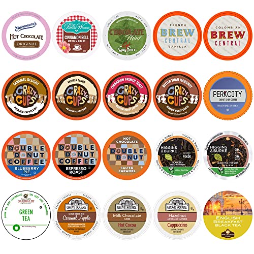 Coffee Variety Pack with Tea, Hot Chocolate & Cider